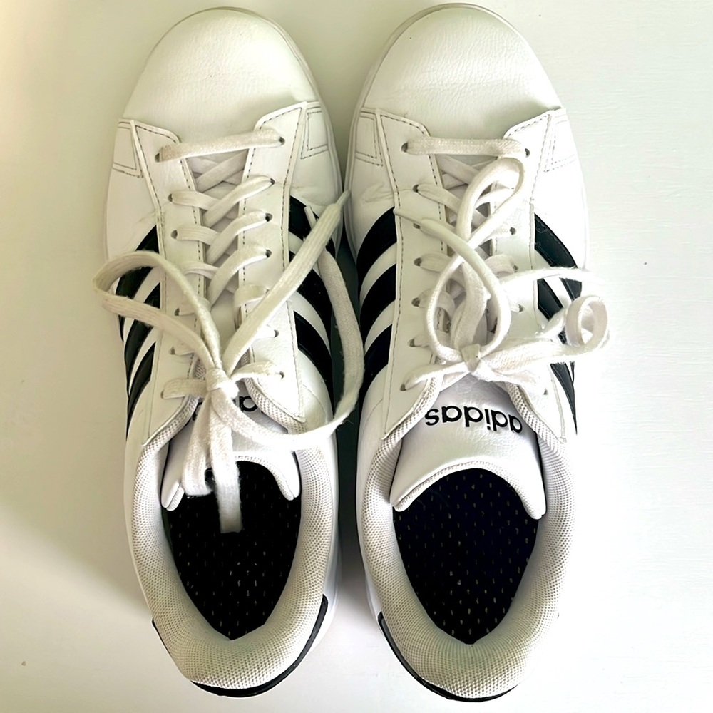 Adidas leather sneakers size 10